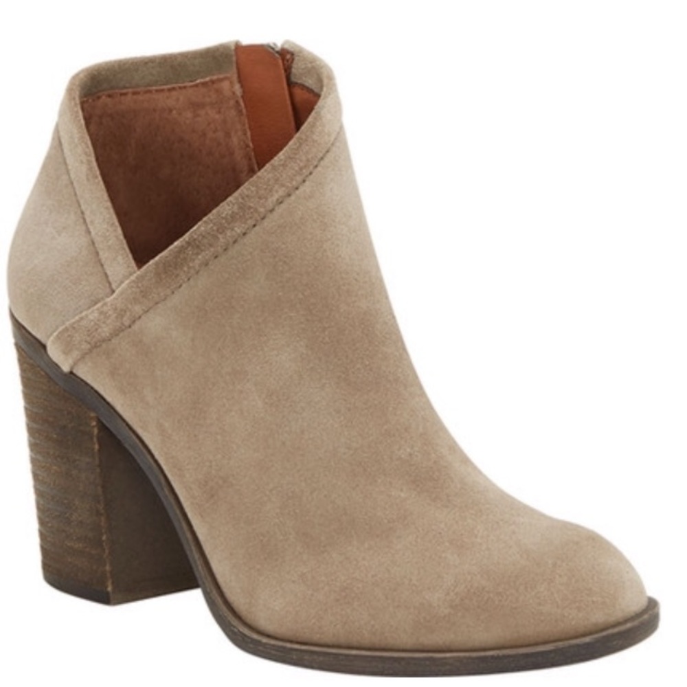 Lucky brand Salza bootie Brindle Suede 8.5M